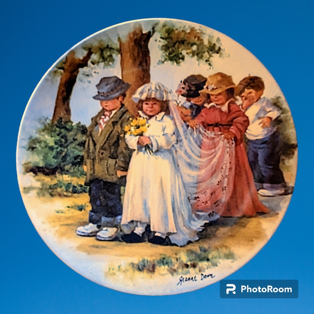 Here comes the Bride Collectible Plate